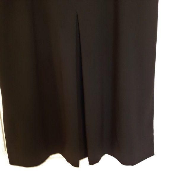 Chanel Wool Skirt With Pockets & Inverted Pleat Silk Lining Size 10 - Picture 8 of 14